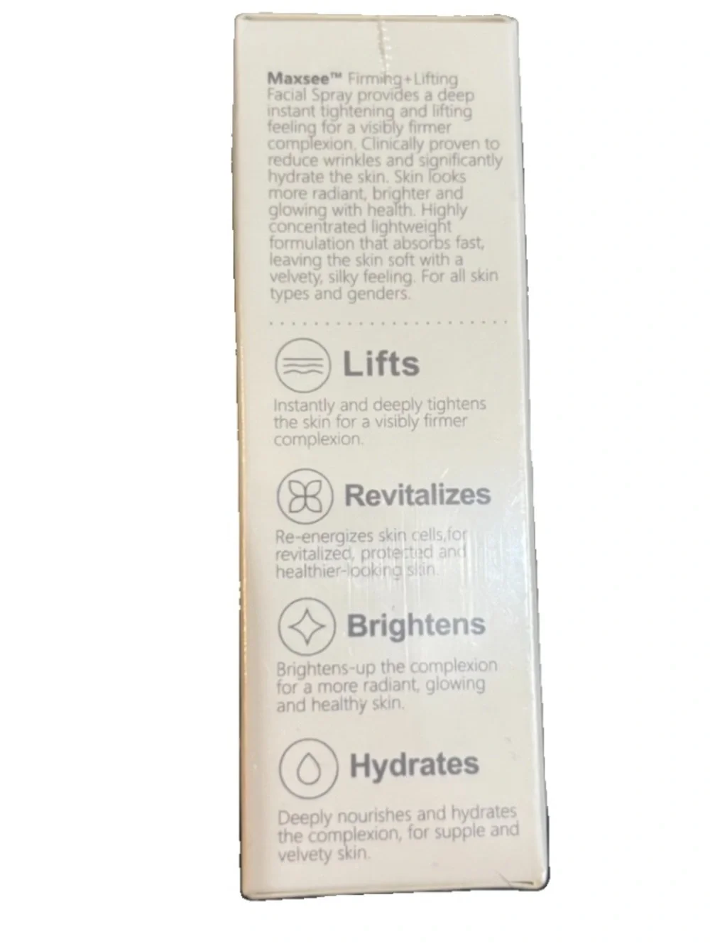 Firming + Lifting Facial Spray — Cream